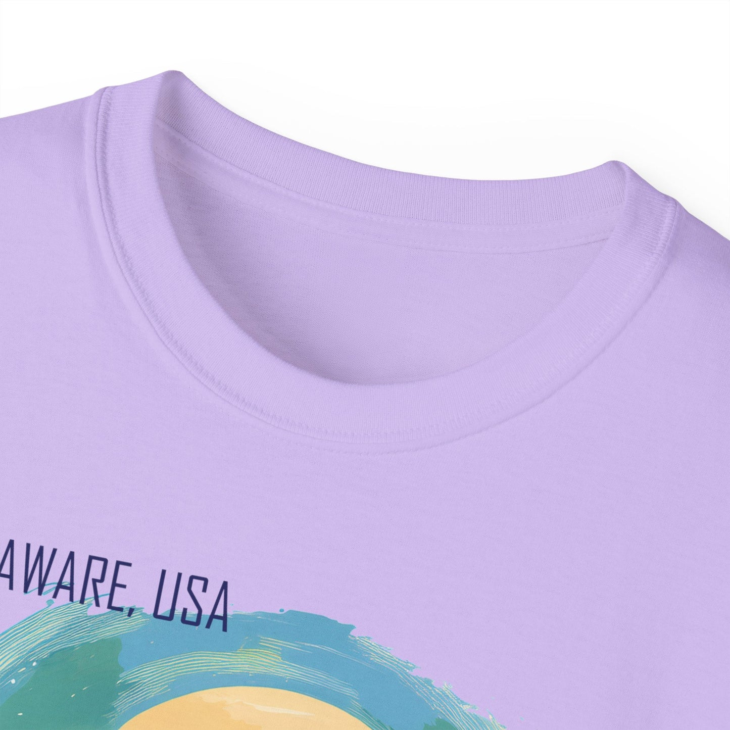 Delaware Graphic Unisex Cotton T‑Shirt 1