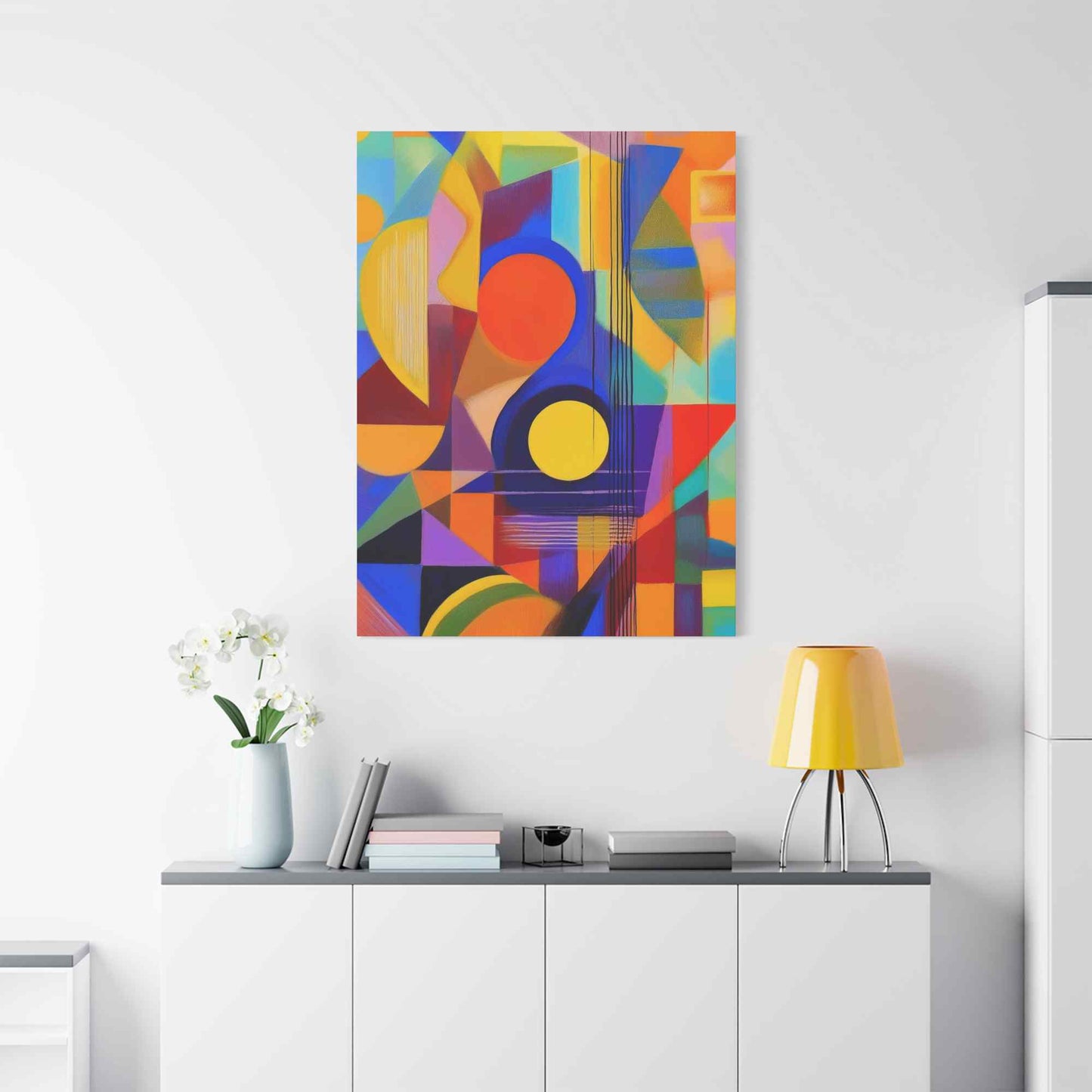 Abstract Painting Print Canvas 20x24,20x30,24x30, 24x32,24x36,30x40, 32x48,36x48,40x60 Pine-Wood Inner Frame ABS-9