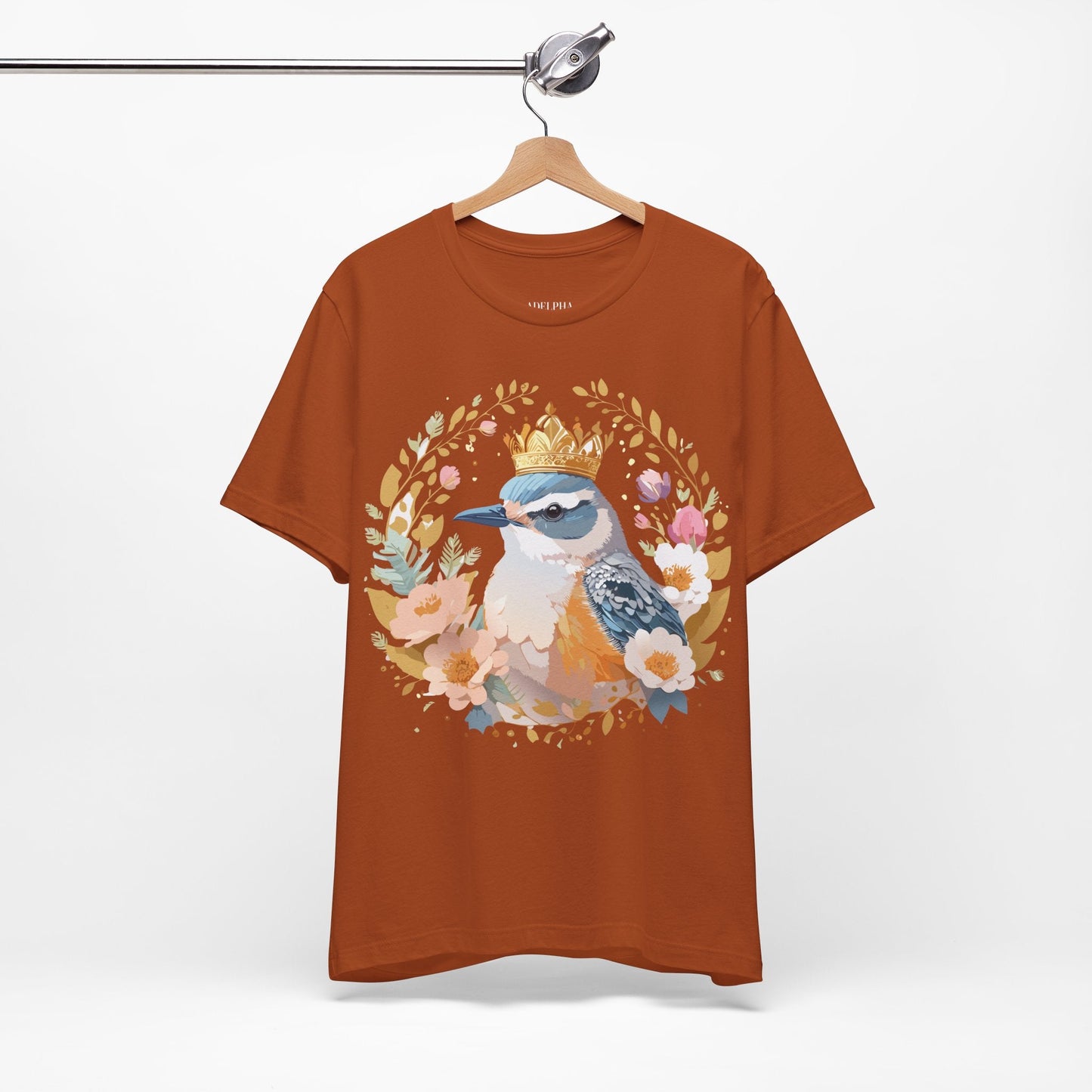 Adelpha Medallion Graphic Tee Unisex Short Sleeve Vintage Inspired Art Design Apparel