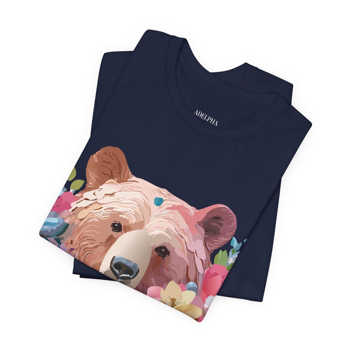 Bear Graphic T Shirt Unisex Adelpha Vintage Art Design Tee Edition