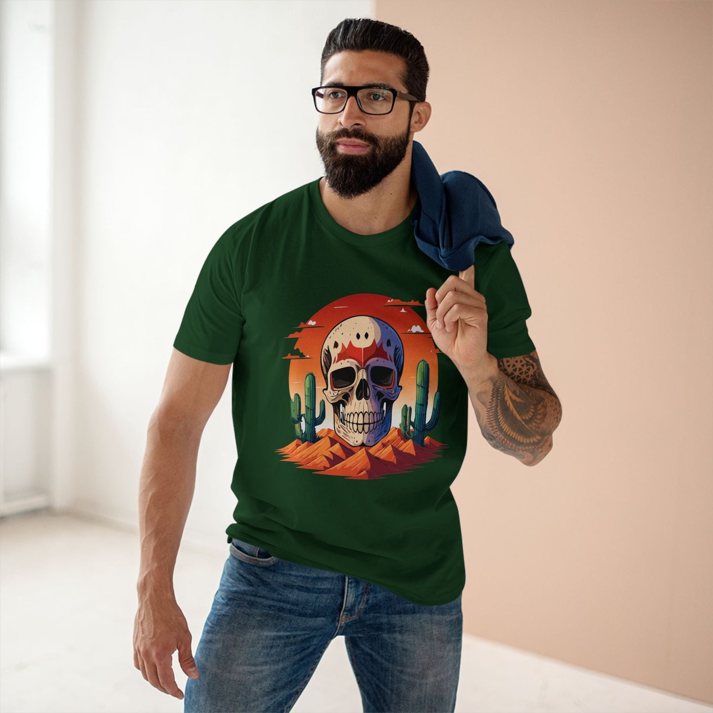 Skull Shirt Unisex Skeleton Tee With Original Art Design Premium Cotton Retro2Nova Art Collection