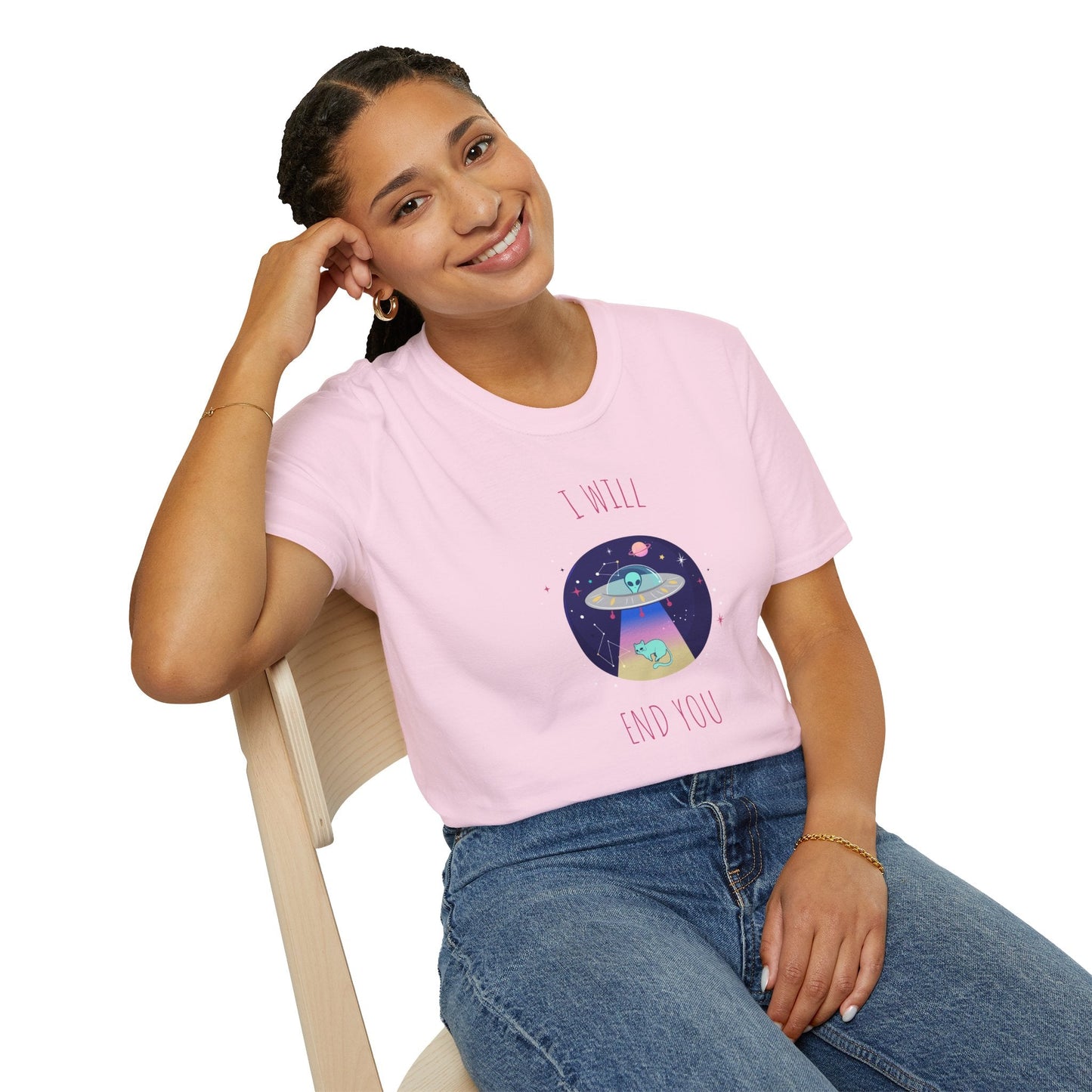 Funny T Shirts UFO Tees Funny Aliens Shirt