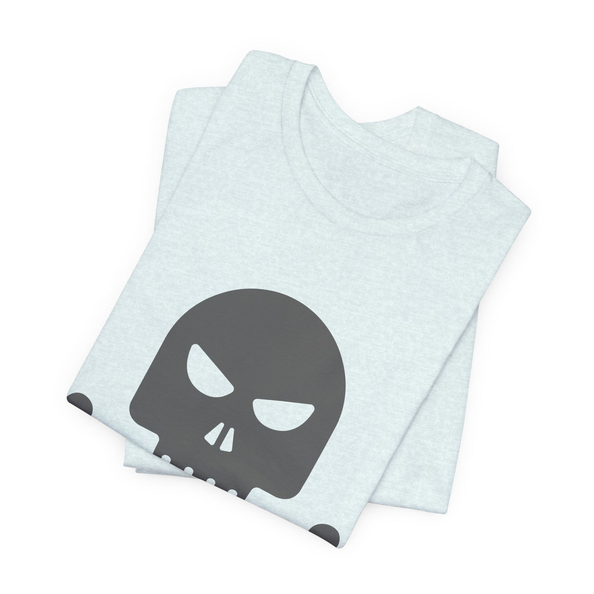 Camiseta unisex de algodón con calavera