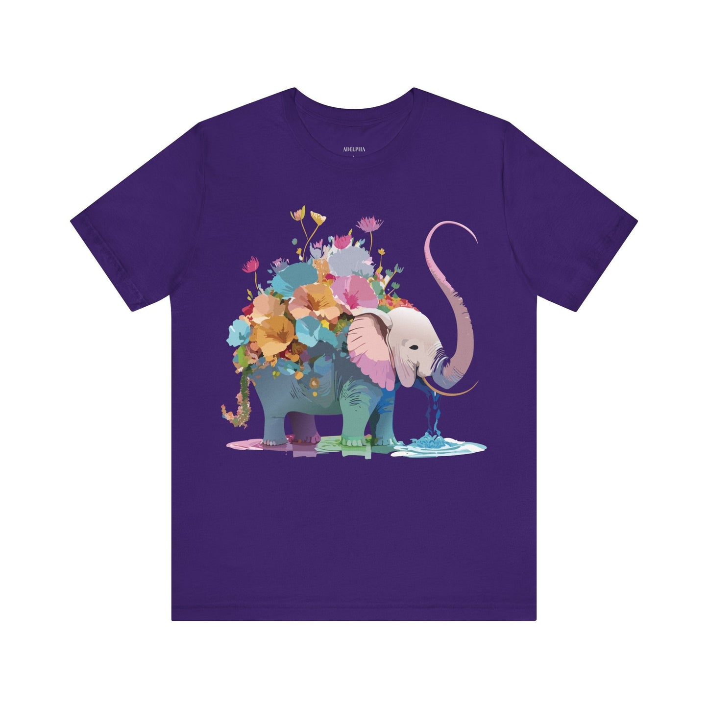 Elephant Graphic Unisex 100 Cotton Jersey Vintage Art Design Tee 12