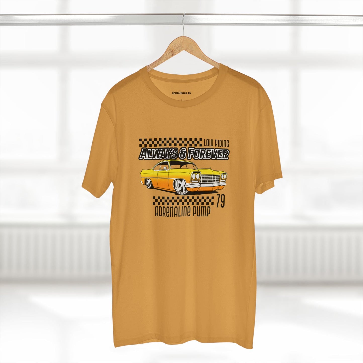 Retro Car Tee Unisex Vintage Car Shirt With Original Art RC-6 Premium Cotton Soft Breathable Comfort