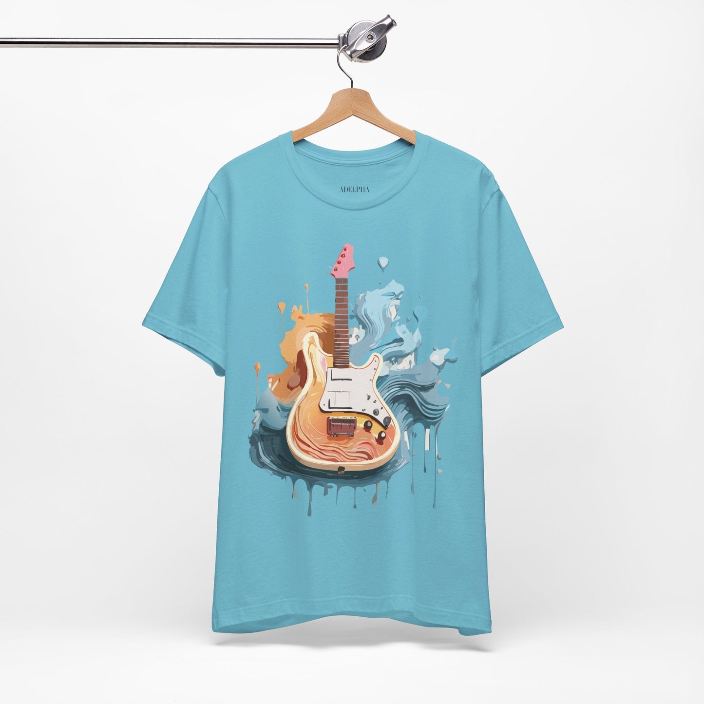 Adelpha Music Graphic T Shirt Unisex Jersey Short Sleeve Vintage Inspired Tee Art Collection