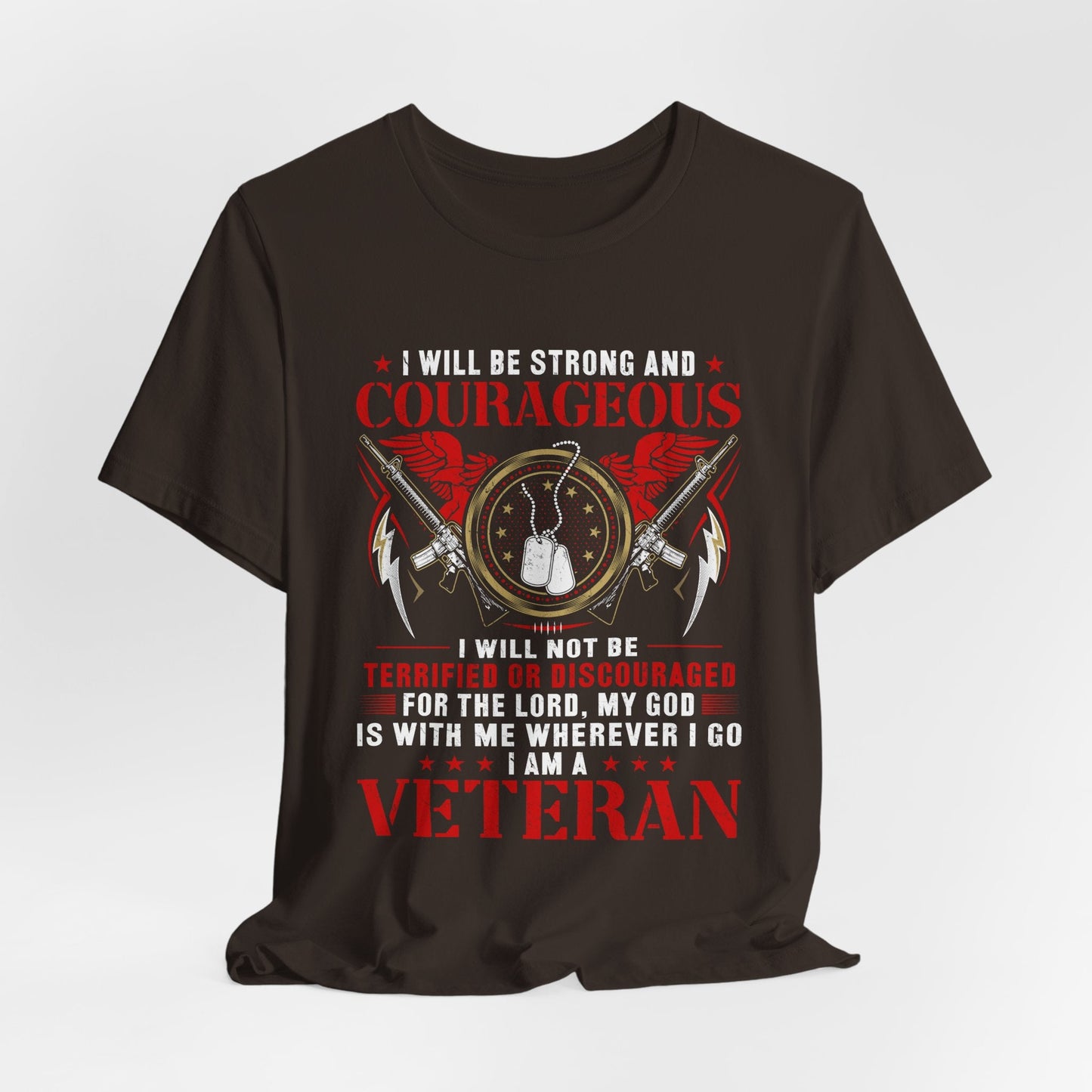 Army Veteran Patriotic Graphic Design Unisex Cotton T-Shirt v37