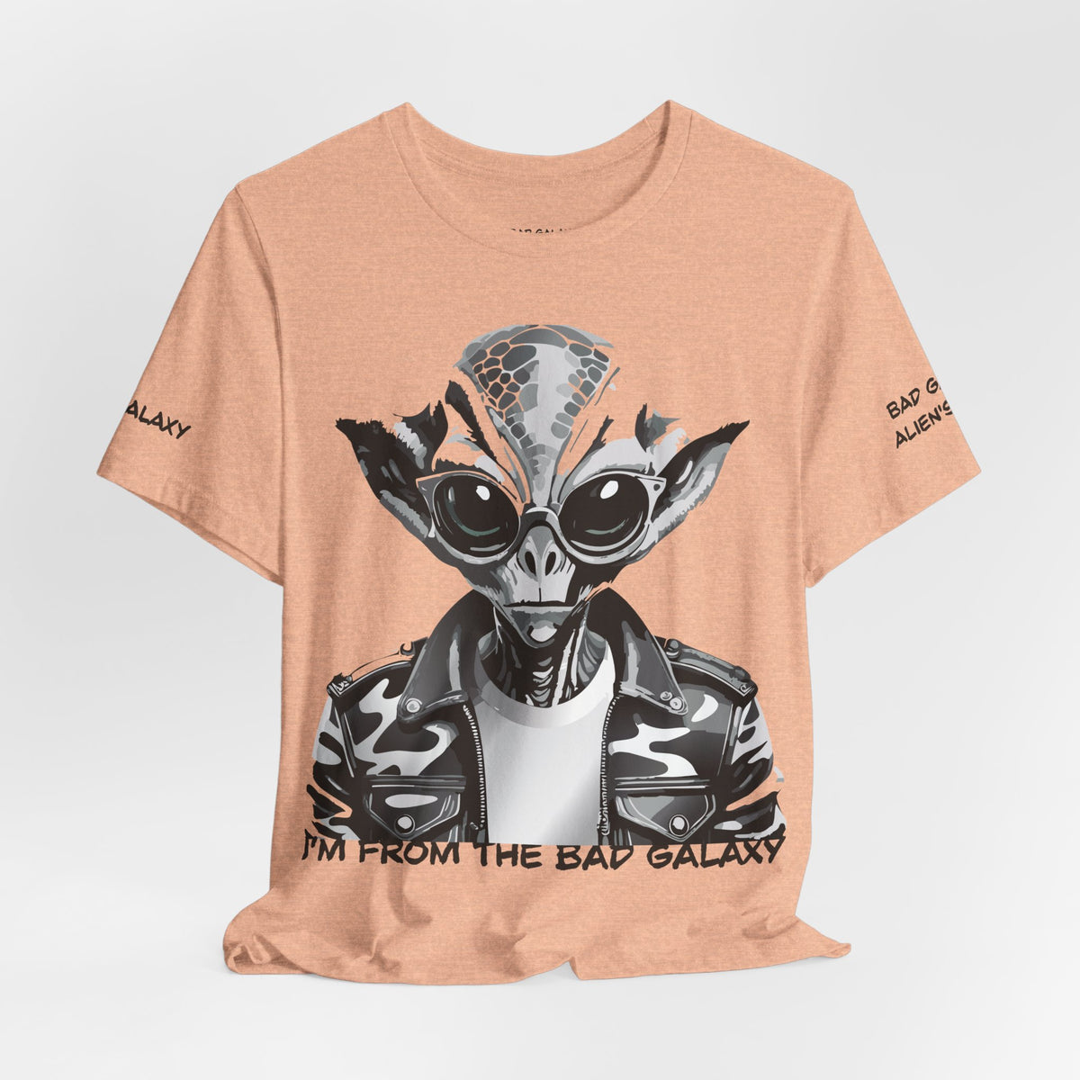 Alien Graphic Unisex Cotton Bella+Canvas Tee with Art Design b66