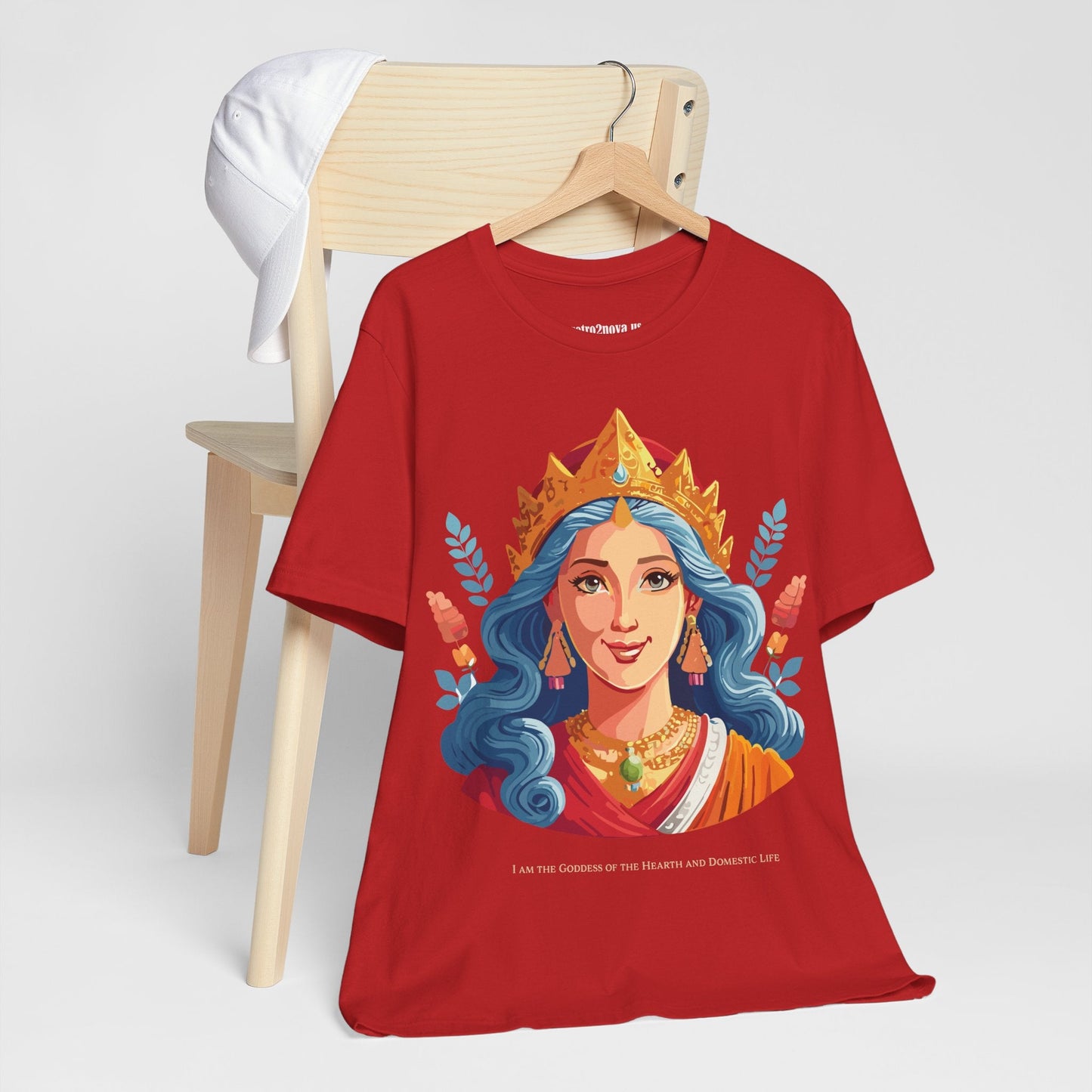 Goddess Graphic Cotton T Shirt Unisex Jersey Short Sleeve Original Art by Retro2Nova