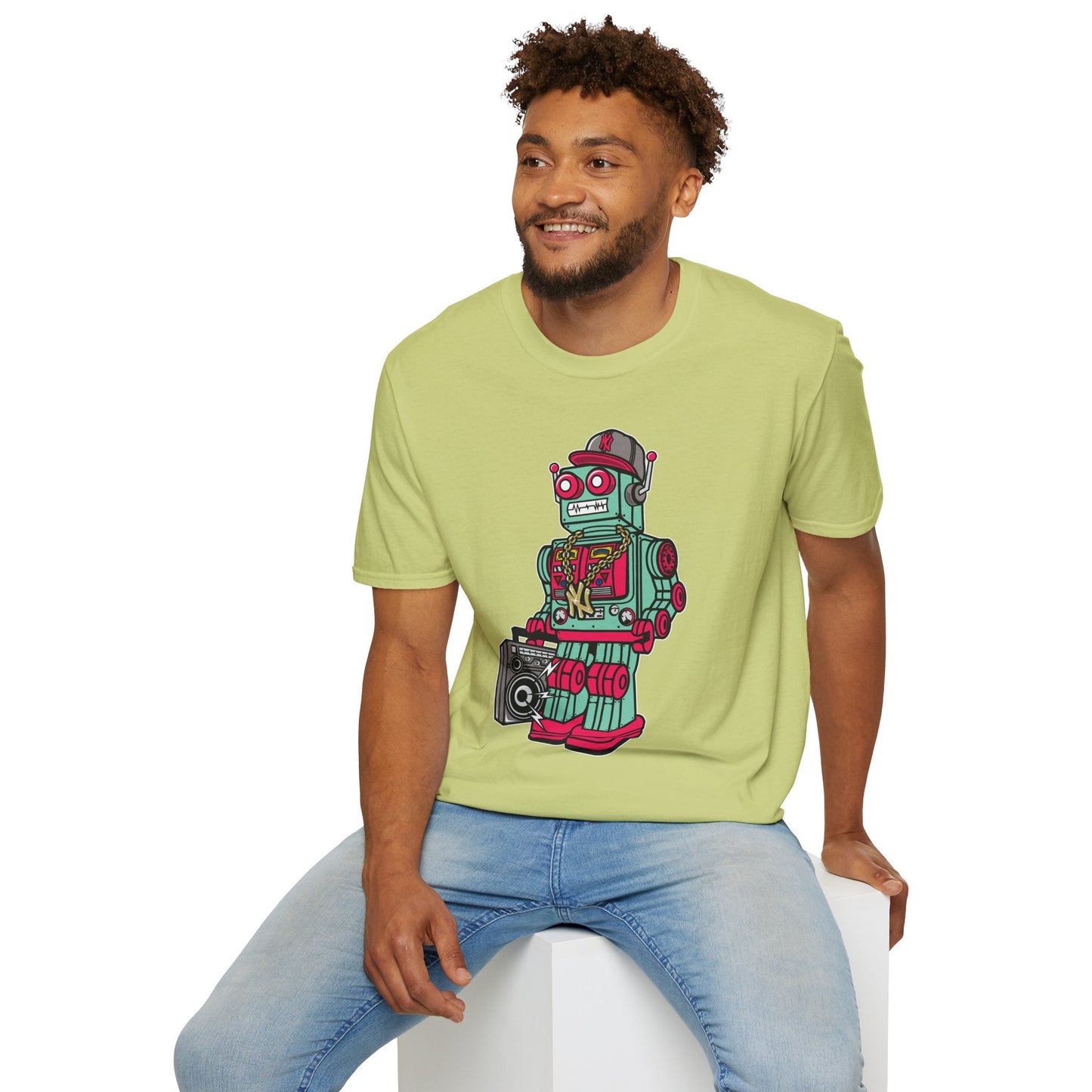Cartoon T Shirt Animation Tee Funny Unisex Gildan Softstyle 64000 Ring Spun Cotton