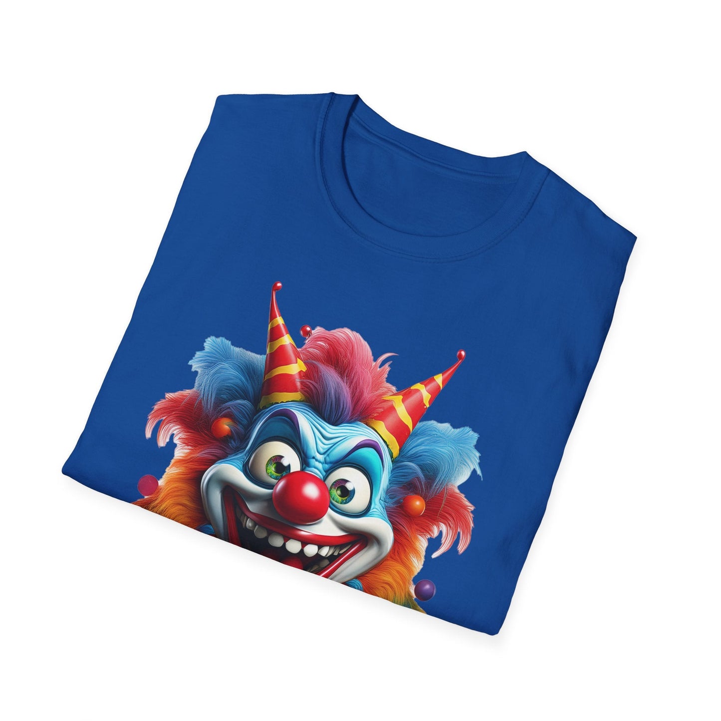 Clown Shirt For Men And Women Funny Circus Tee Scary Man Shirt Unisex Softstyle Tee