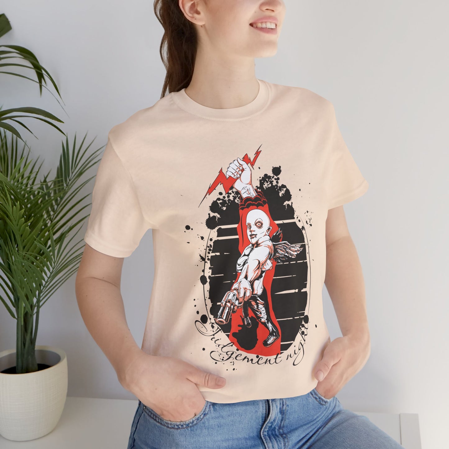 Judgment Night Tee, Artistic Tee, Graphic T-Shirt, Comic Tees, Artistic Comic T-Shirt, Vintage Top