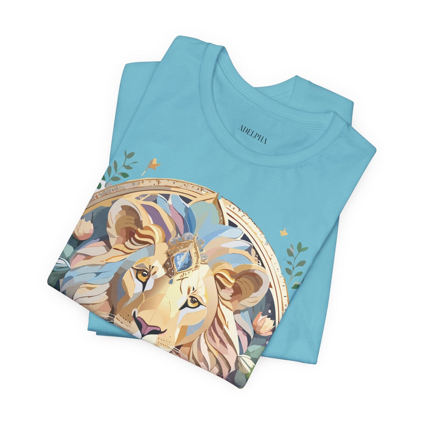 Medallion Graphic Unisex 100 Cotton Vintage Animal Medal Artwork Tee 3