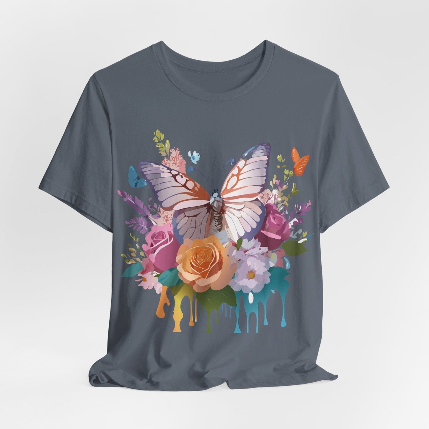 Adelpha Butterfly Graphic Tee Art Design Vintage Unisex Short Sleeve Shirt