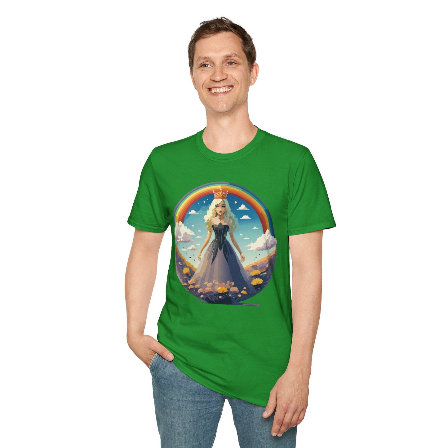 Womens Graphic T Shirt Art Design Tee 100 Percent Cotton Short Sleeve Softstyle Unisex