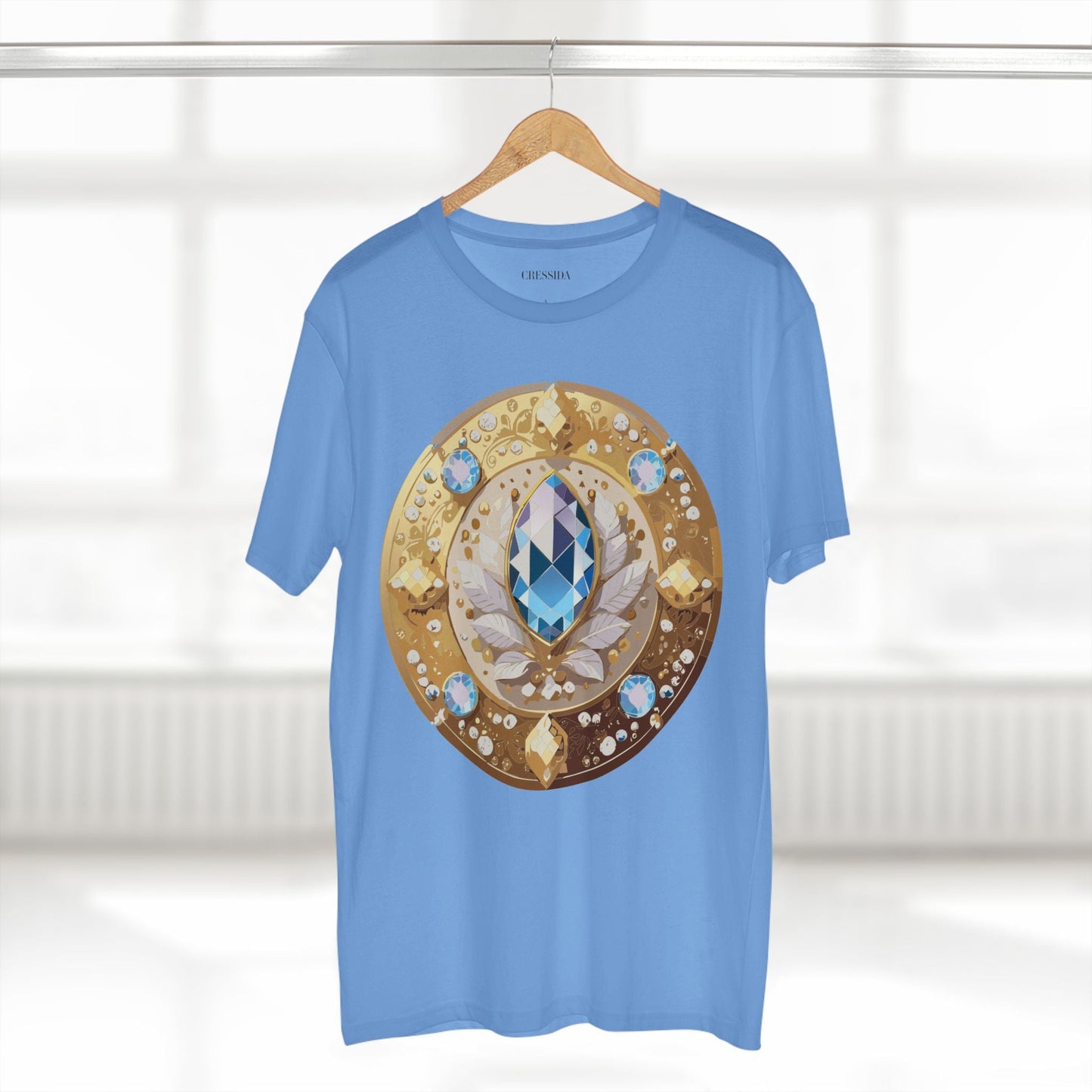 Medallion Graphic T-Shirt Unisex 100 Cotton With Gold Art Design Medal Tee 17