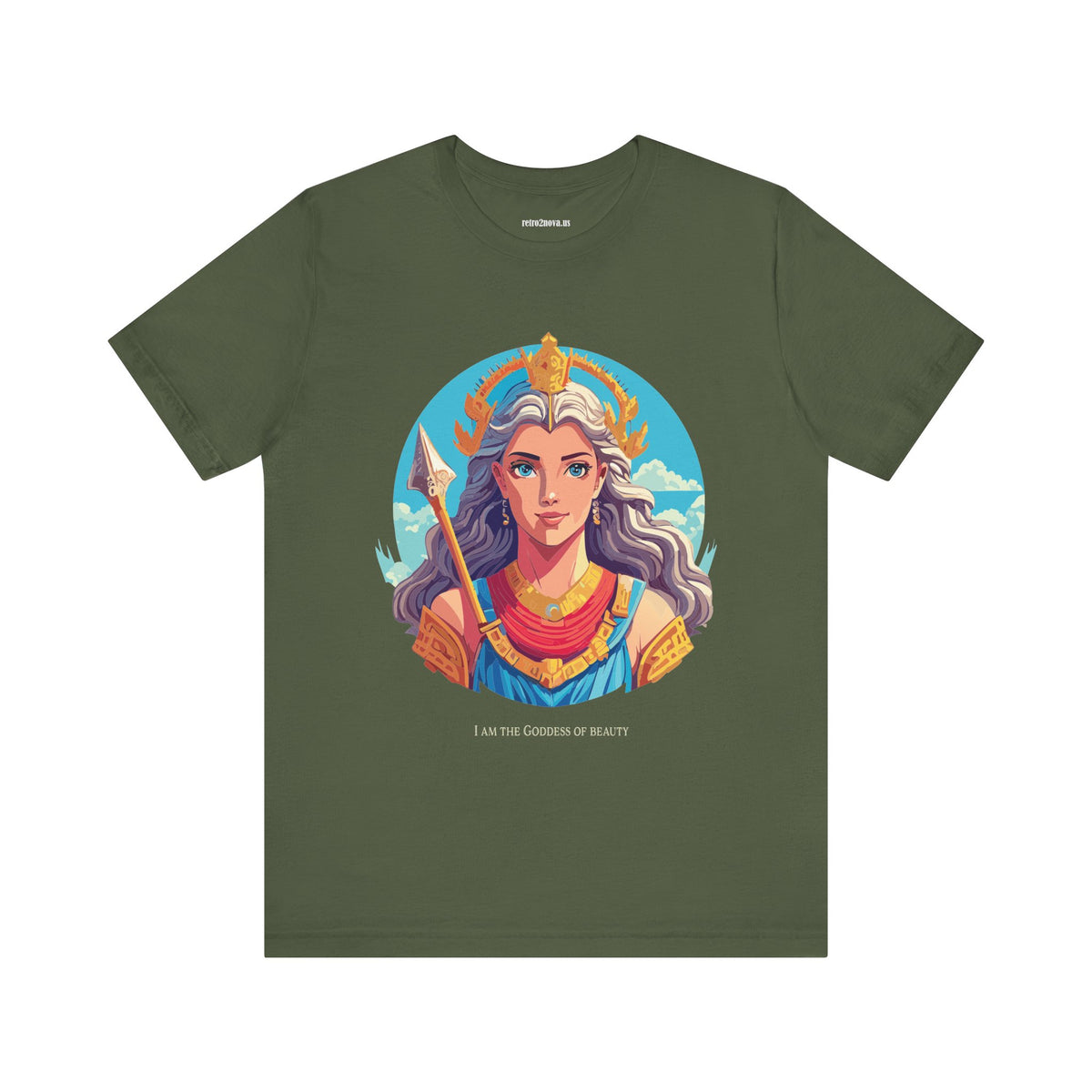 Goddess Graphic Unisex Cotton Bella+Canvas Tee ab108