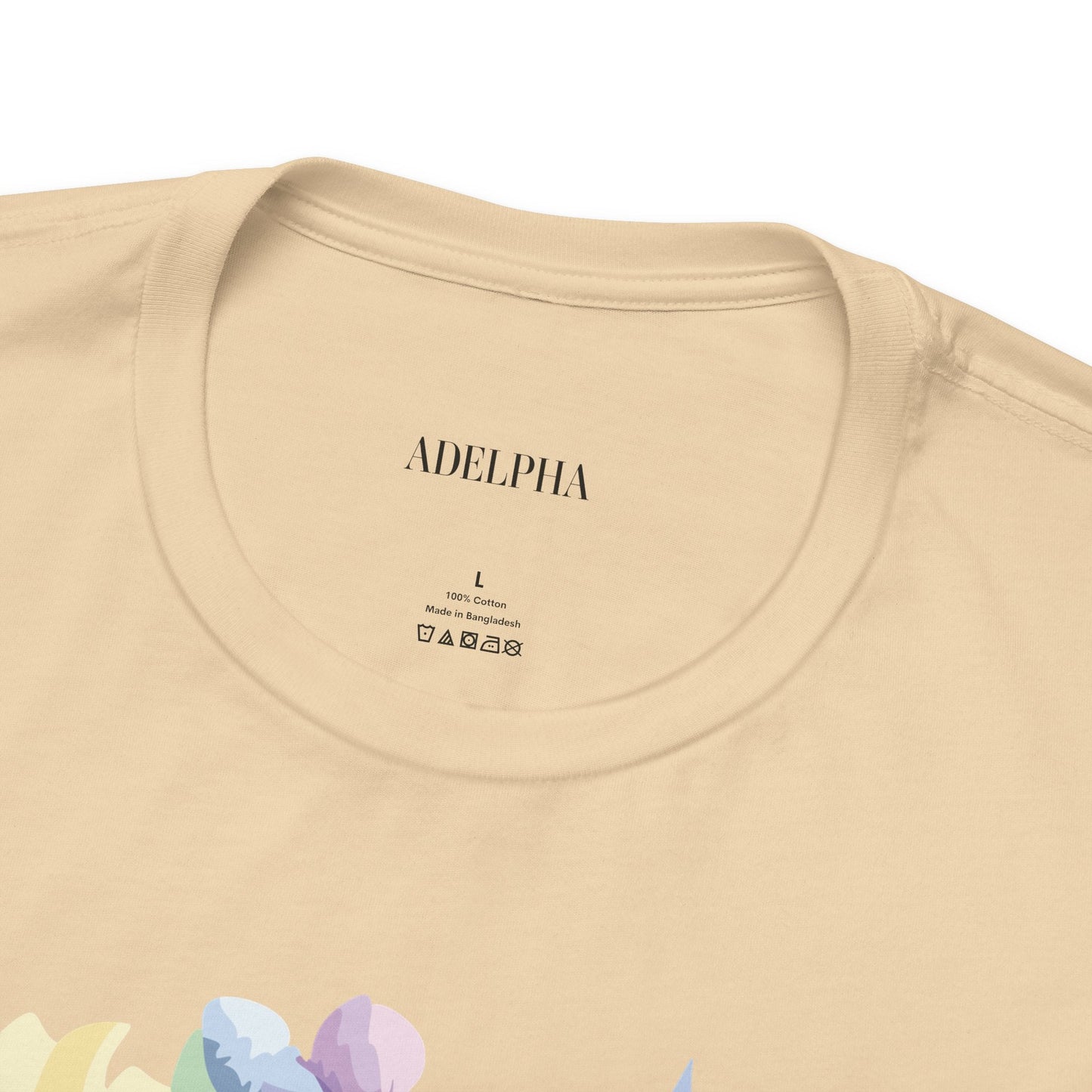 Unisex Letter Q Graphic Tee By Adelpha Vintage Inspired Art Design Short Sleeve Shirt