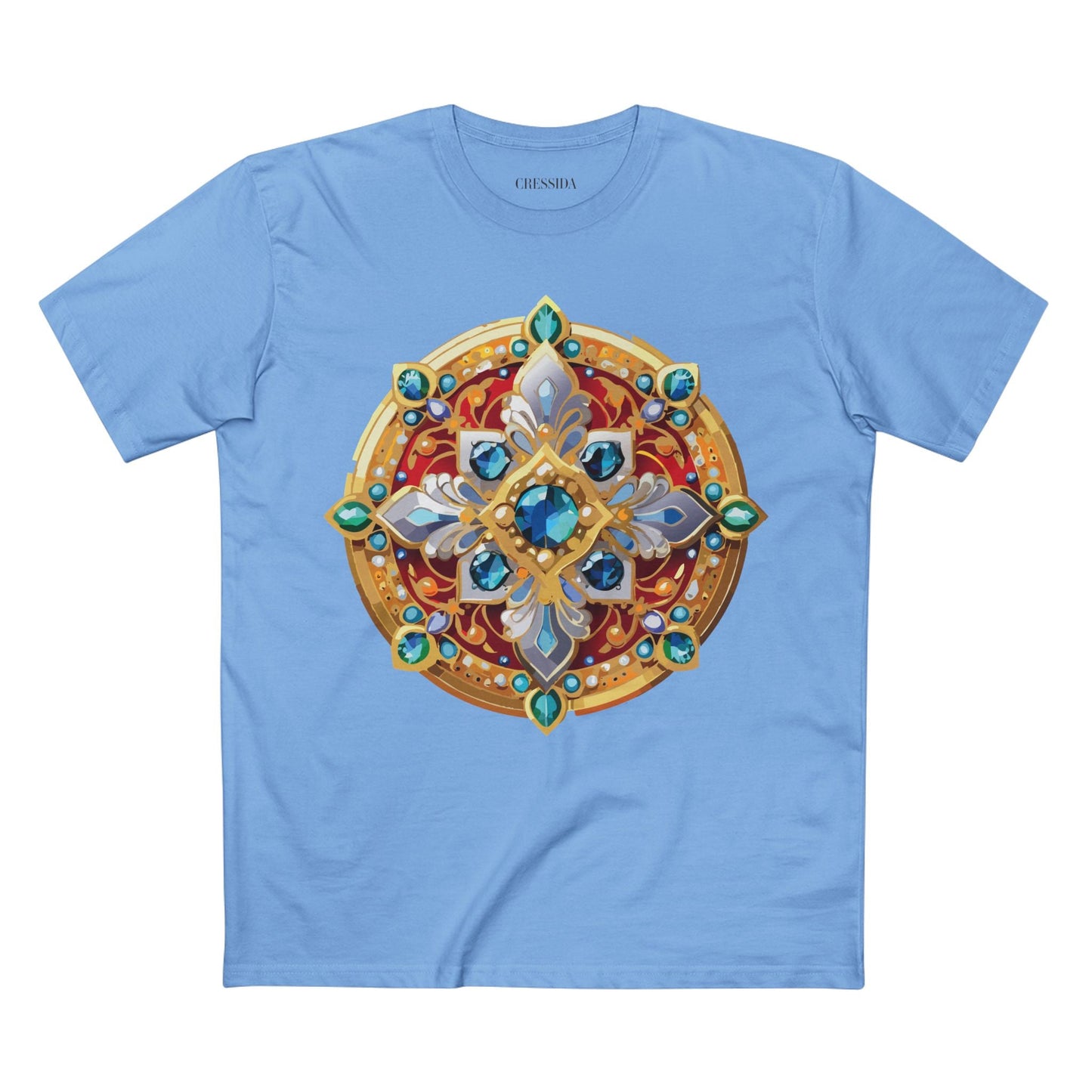 Medallion Graphic T-Shirt Unisex 100 Cotton With Gold Art Design Medal Tee 8