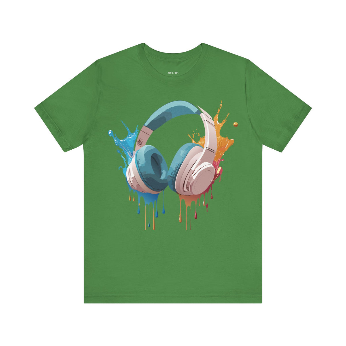 Music Graphic Unisex Cotton Bella+Canvas Tee with Art Design m90