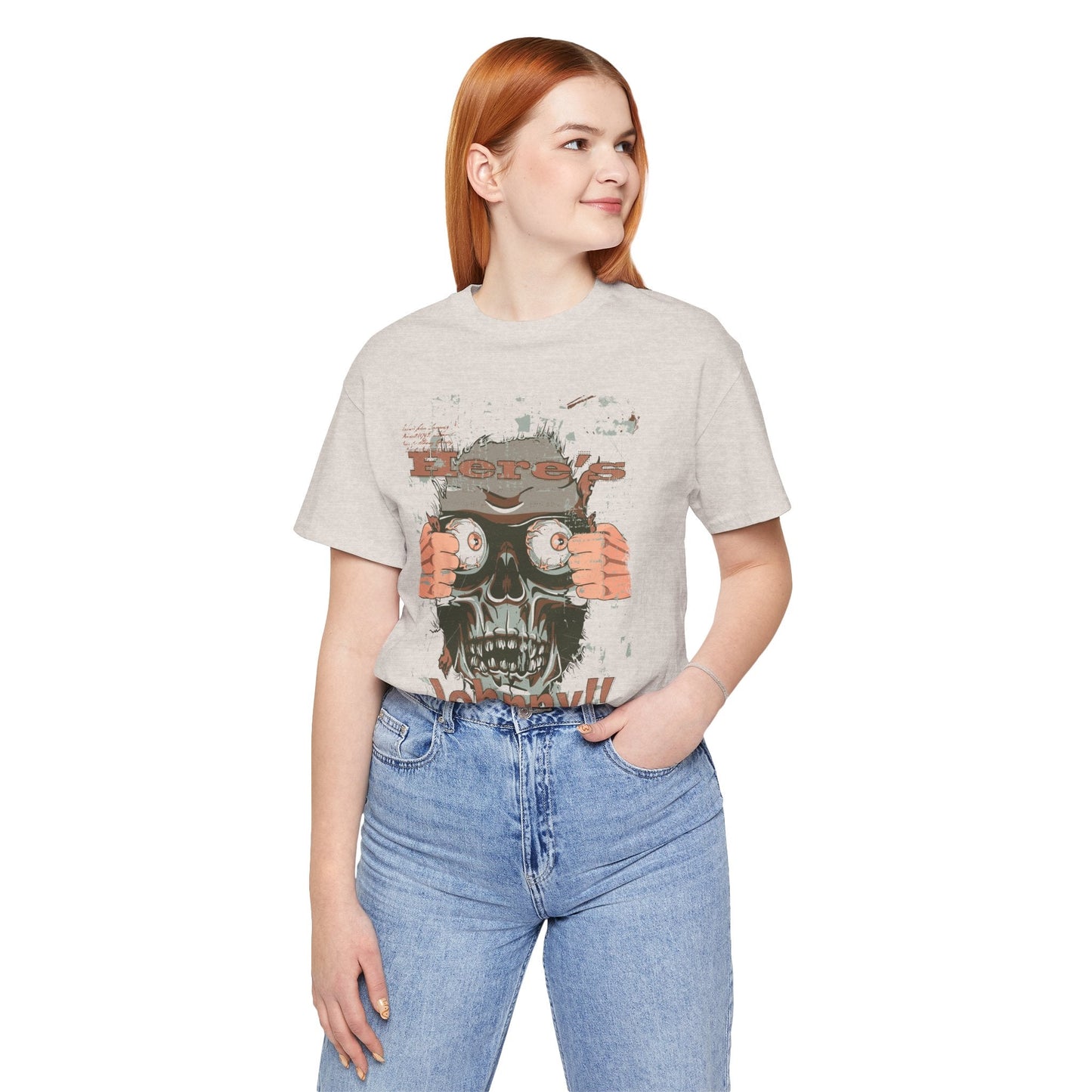 Skull Graphic Unisex Cotton T-Shirt r8