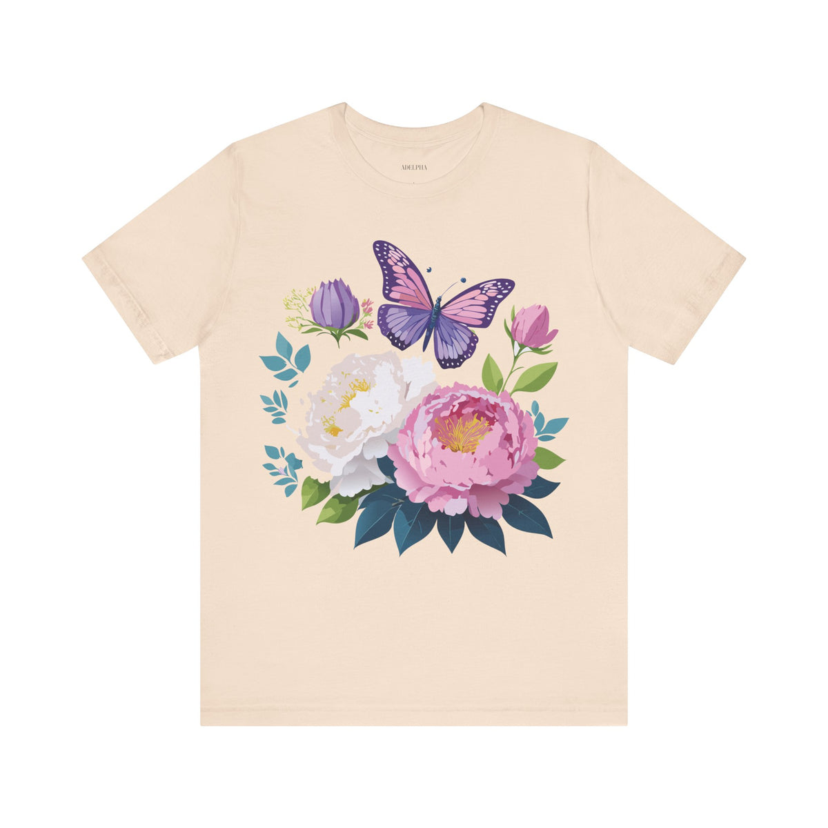 Floral Graphic Tee Shirt - Bella+Canvas Unisex 100 Cotton 38