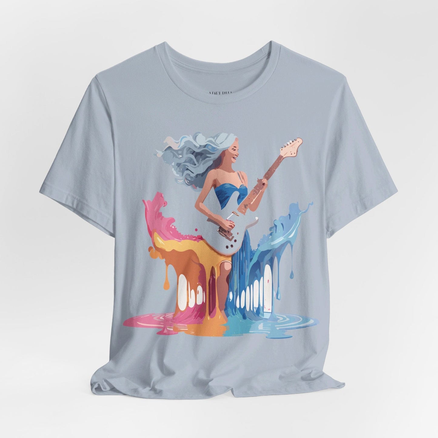 Music Graphic Tee Unisex Short Sleeve Shirt With Vintage Inspired Artwork From Adelpha