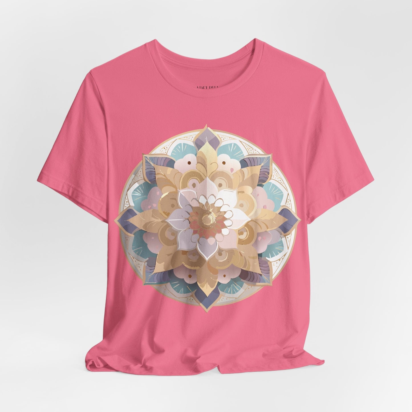 Mandala Graphic Tee Unisex Jersey Short Sleeve Adelpha Art Design Vintage Inspired Artwork