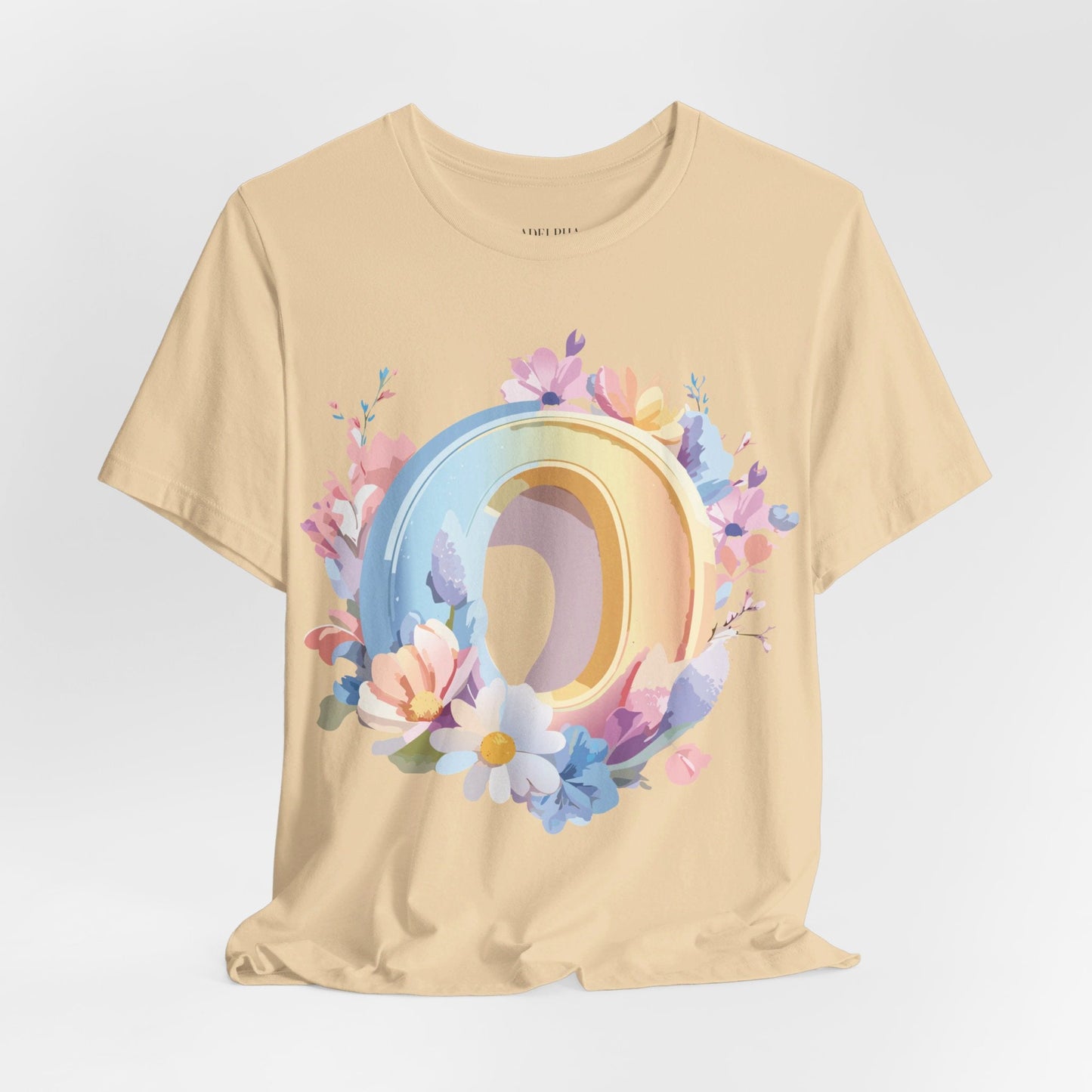 Adelpha Letter O Shirt Unisex Graphic Tee Vintage Inspired Art Design Jersey Short Sleeve