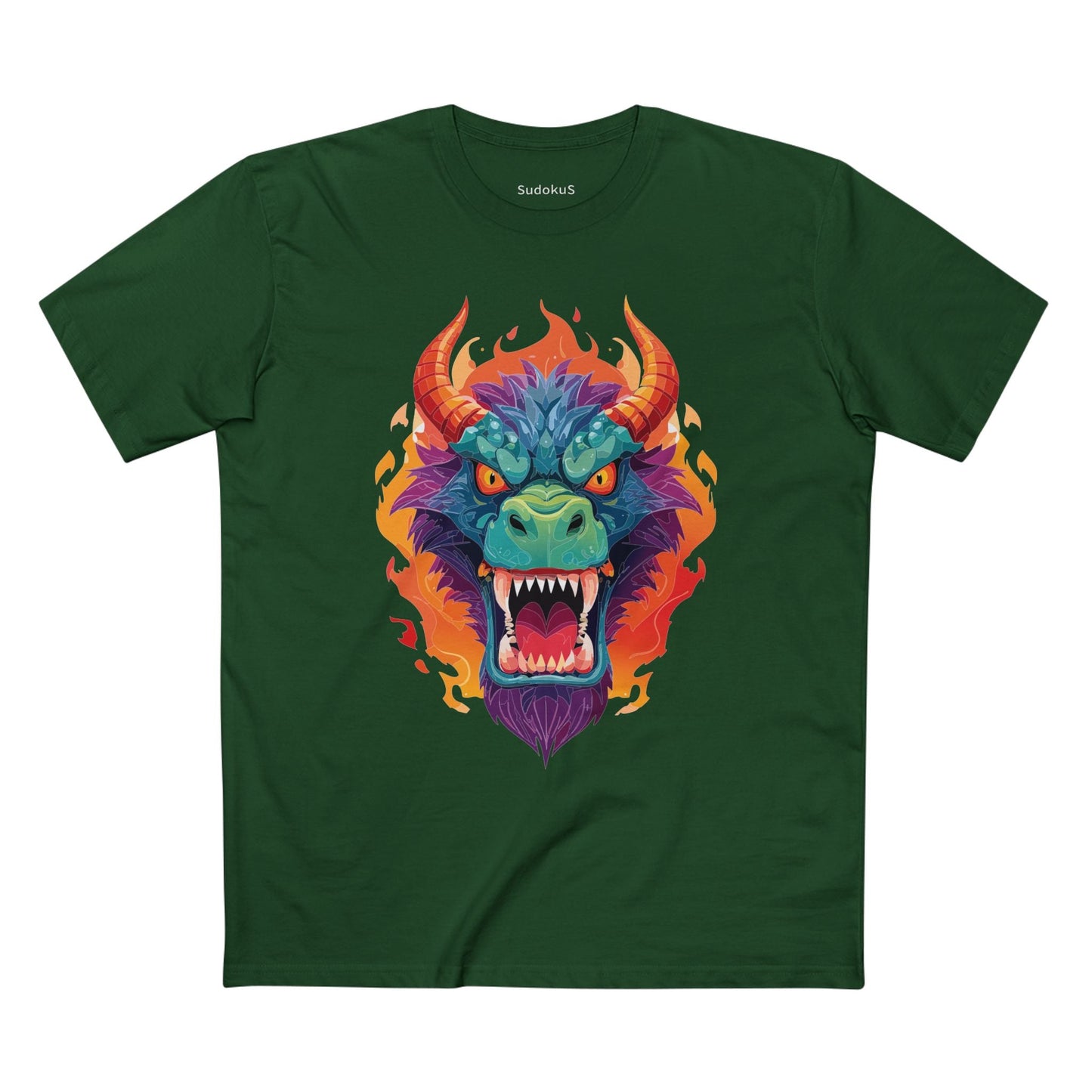 Cartoon Monsters Graphic Unisex 100 Cotton Staple Tee 13