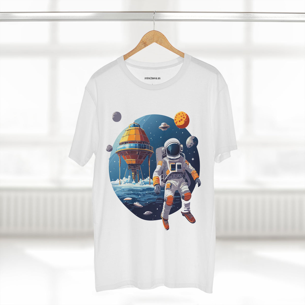 Cosmos Astronaut Graphic Tee Staple Unisex 100 Cotton Tee Shirt - CS-38