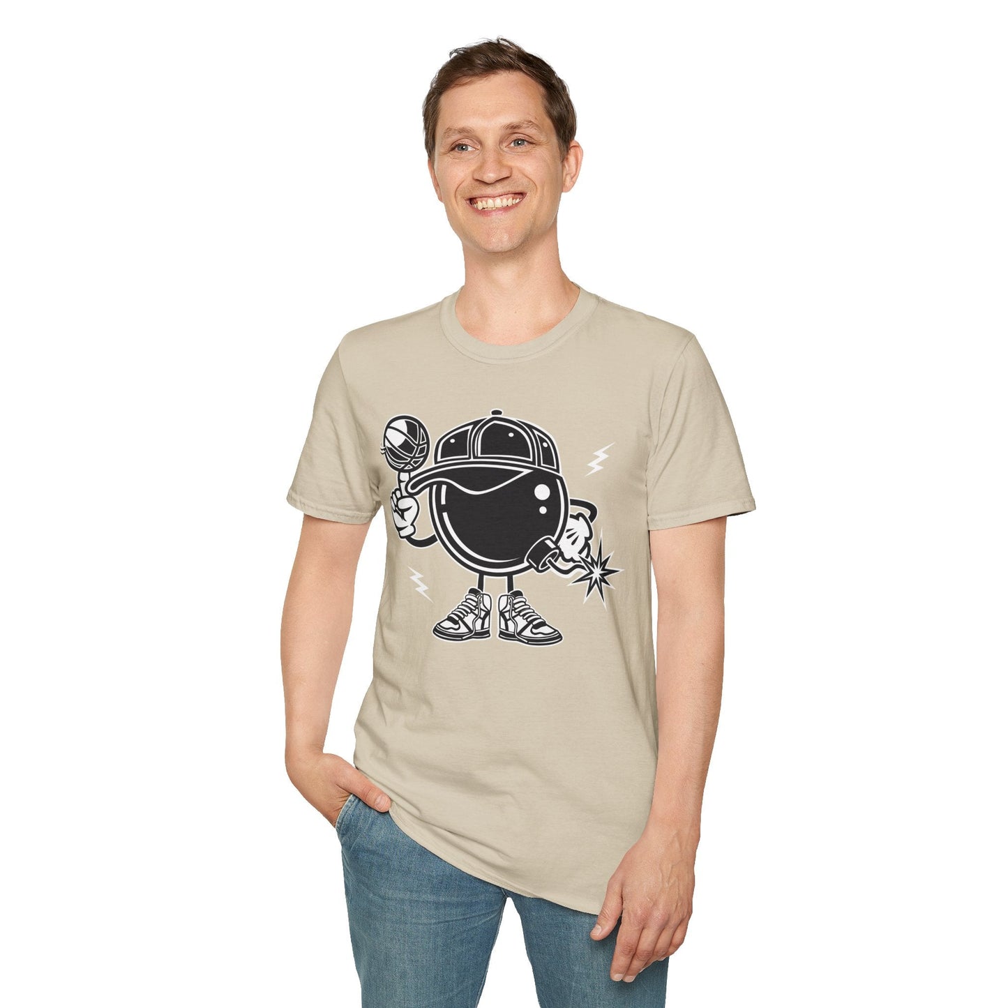 Cartoon Animation T Shirt Unisex Funny Tee Gildan Softstyle 100 Percent Cotton Comfort
