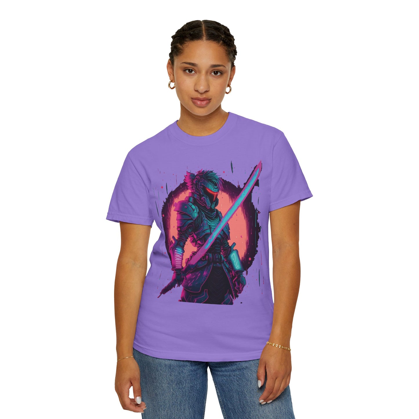 Unisex T-shirt with Knight in Armor