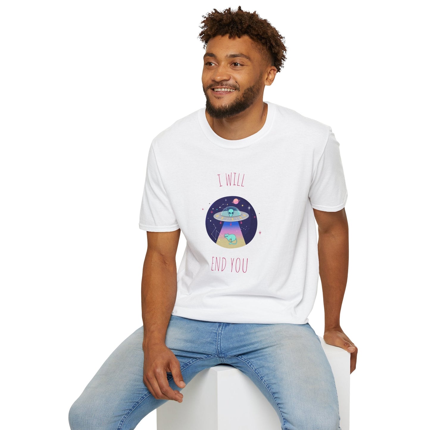 Funny T Shirts UFO Tees Funny Aliens Shirt