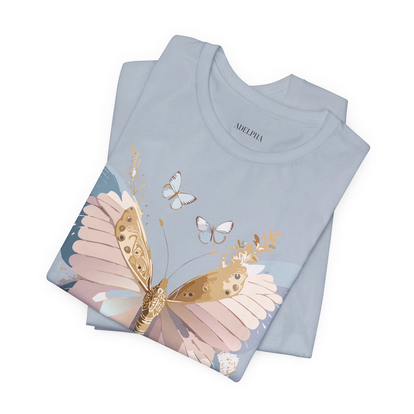 Adelpha Vintage Inspired Butterfly Graphic Tee Unisex Short Sleeve