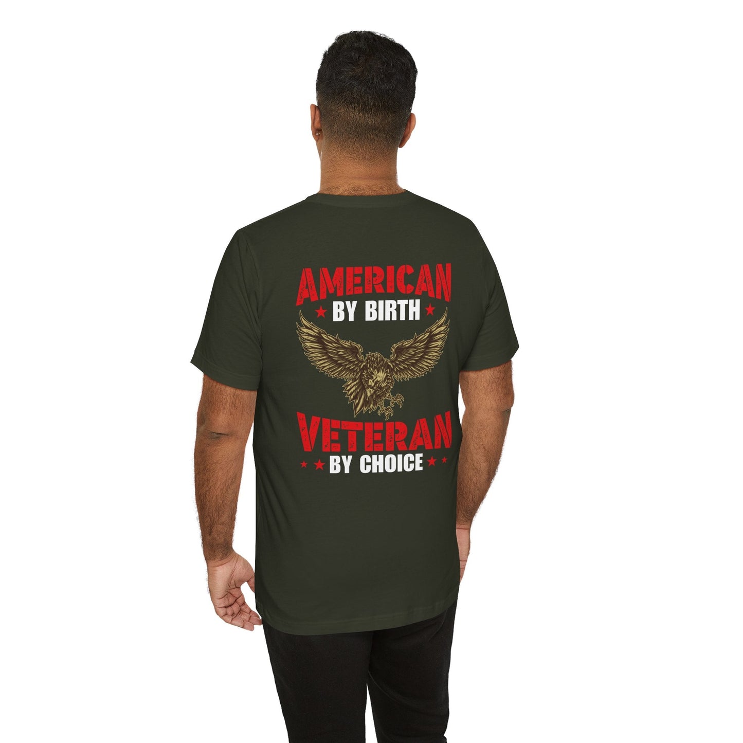 Army Veteran Patriotic Graphic Design Unisex Cotton T-Shirt v23