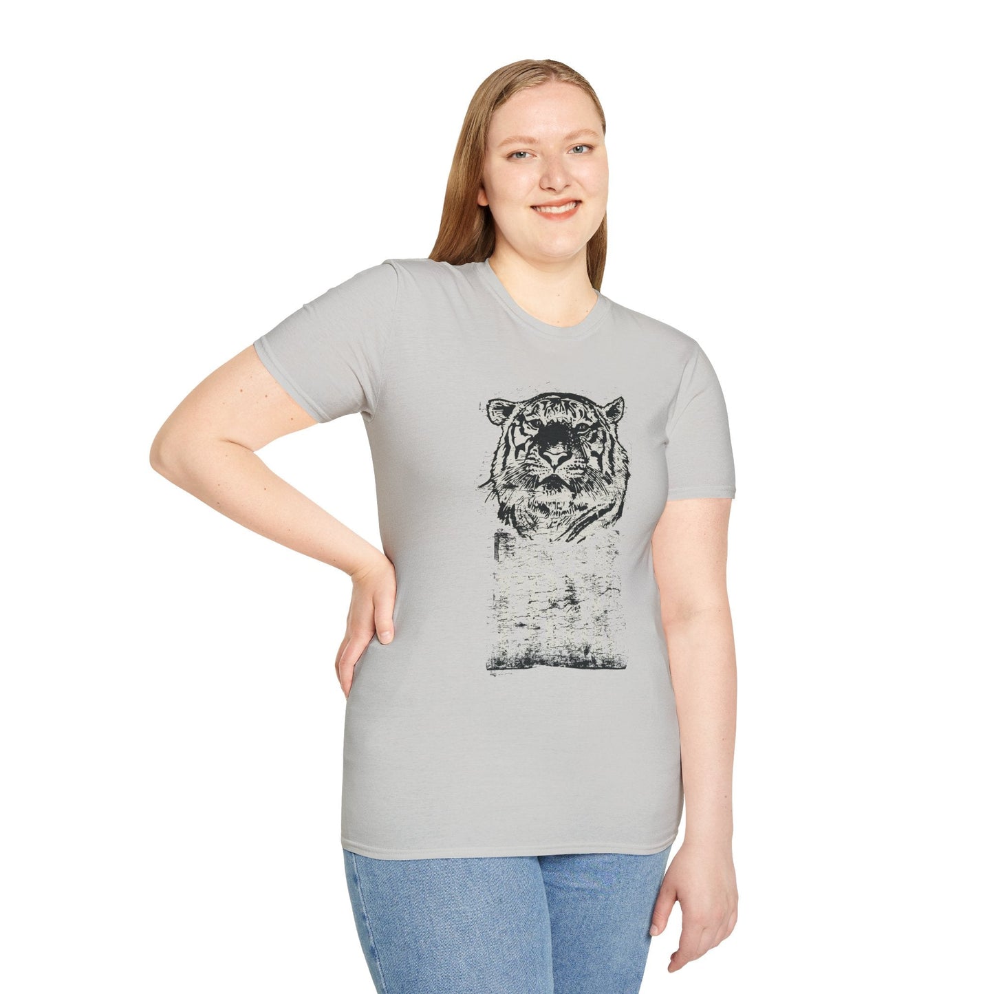 Art Design Shirt With Graphic Art Unisex Softstyle Tee 100 Percent Ring Spun Cotton