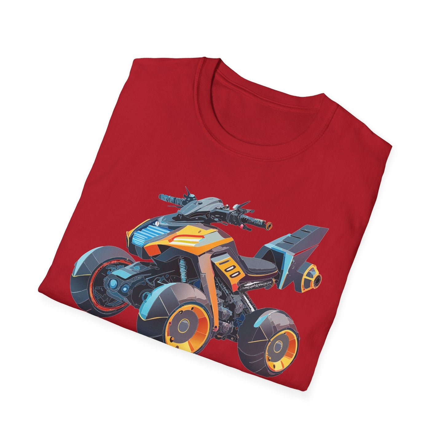 Bike Graphic Unisex Cotton Motorcycle Art Design Tee 6
