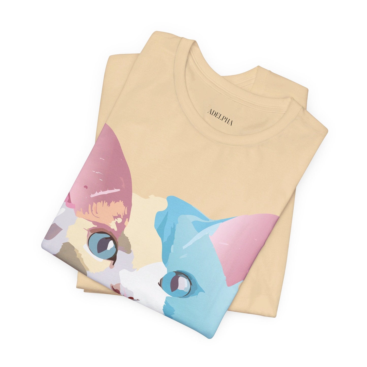 Cat Graphic Tee Unisex Jersey Short Sleeve By Adelpha Art Design