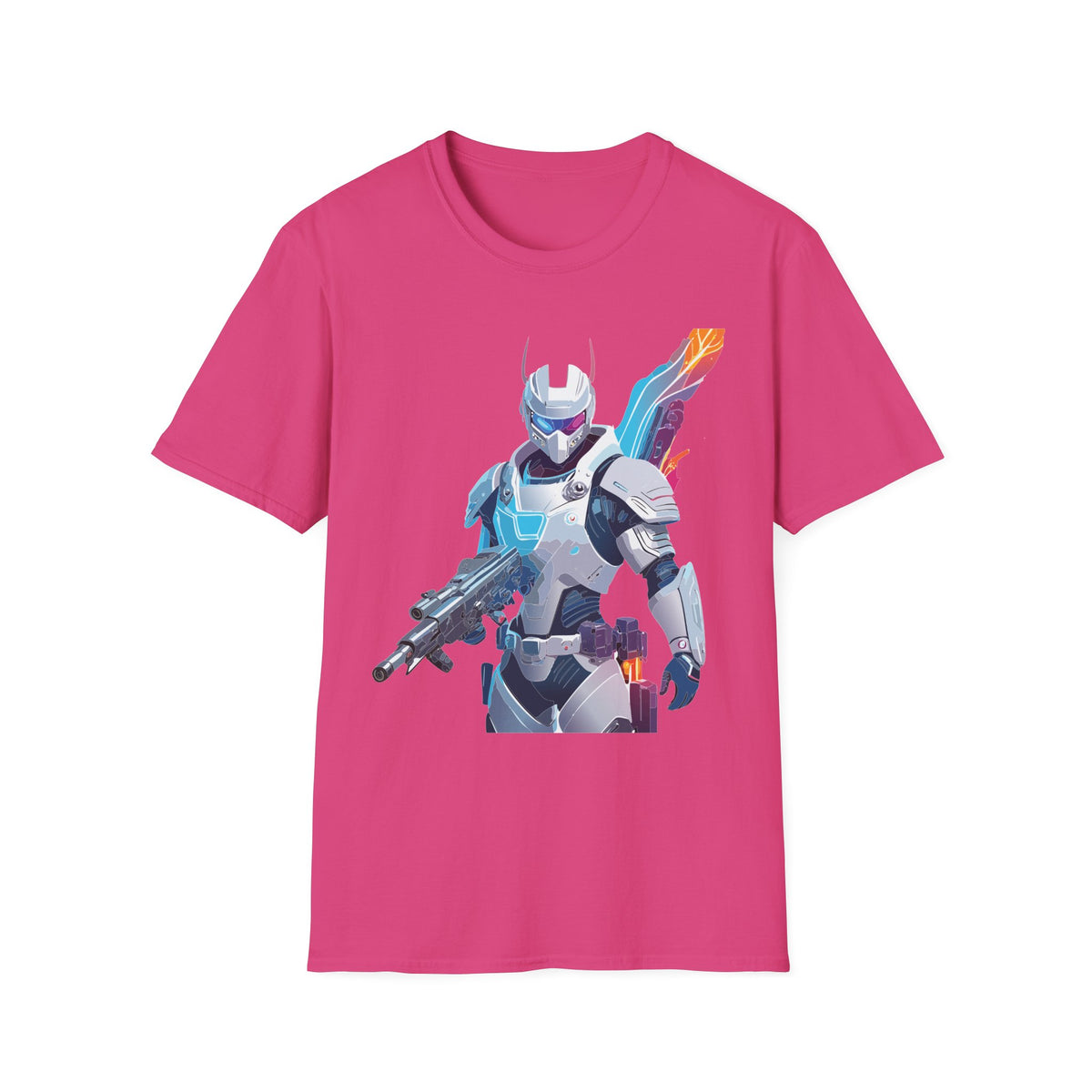 Cartoon Warrior Graphic Tee Gildan Unisex 100 Cotton Tee Shirt c43
