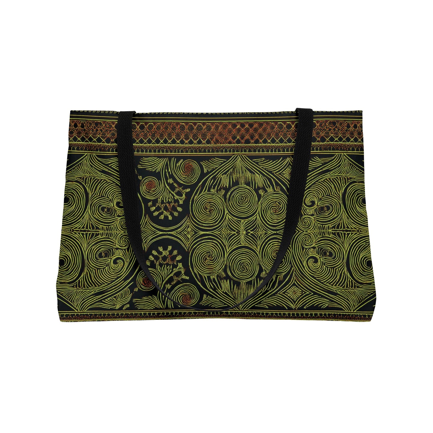 Ornament Print Big Bag High-Quality 100% Spun Poly 24x13 Canvas Art Bag OR-37