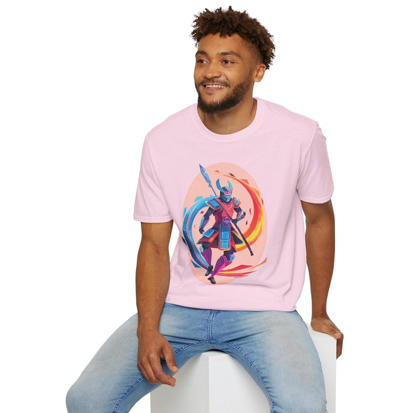 Samurai Shirt Unisex Softstyle T Shirt 64000 Cotton Breathable Everyday Comfort Fit