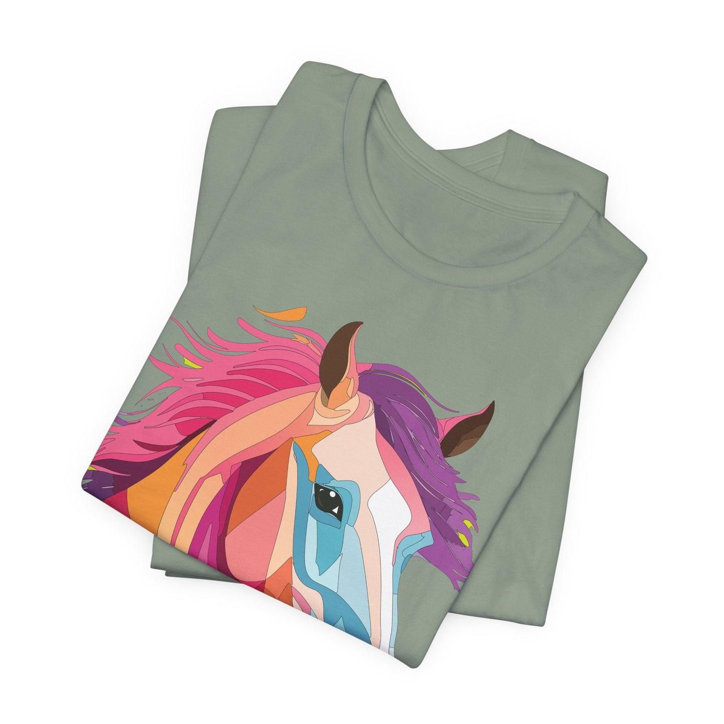 Unisex Animal Shirt Art Design Short Sleeve With Wild Animals Graphic Print Comfort Tee