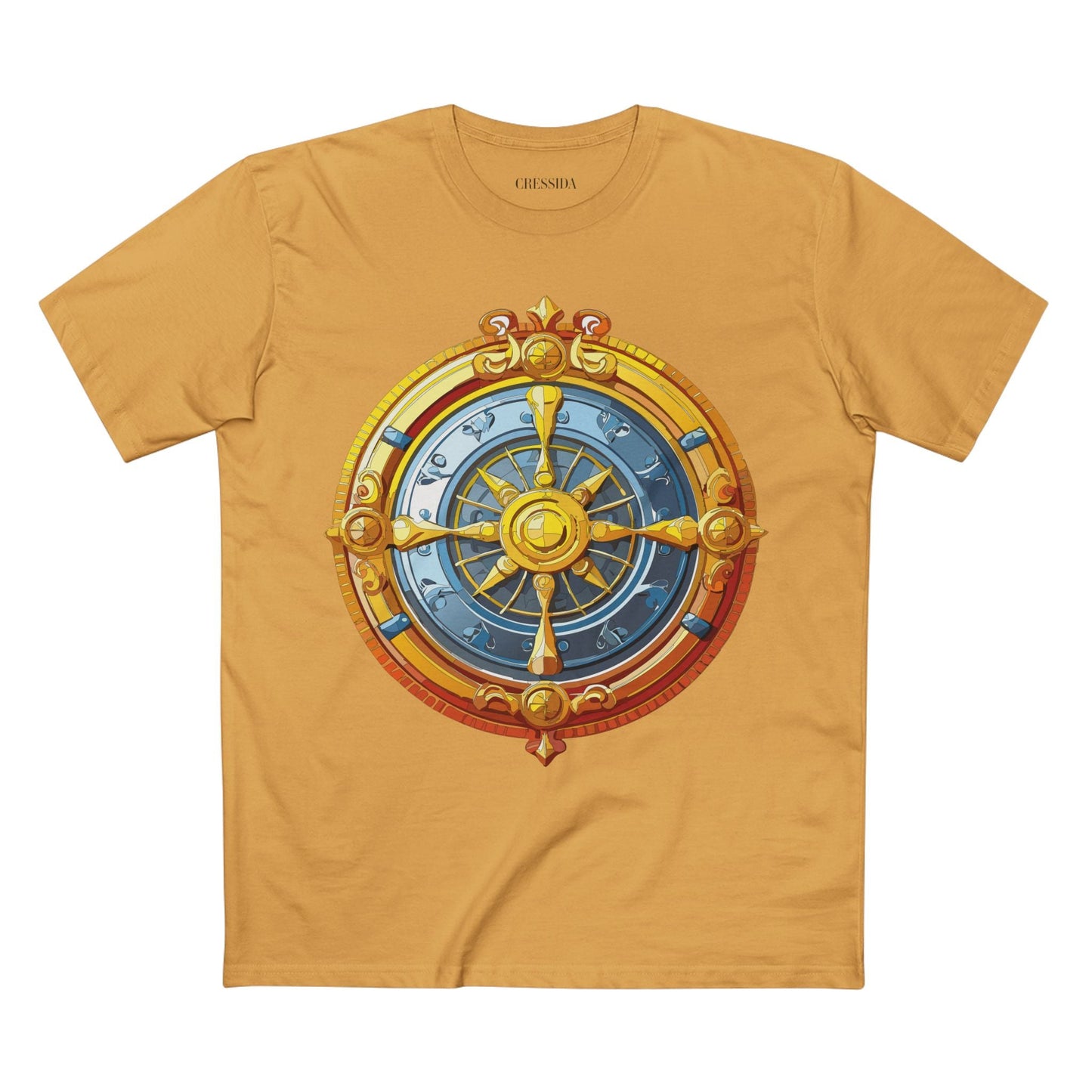 Antique Gold Coin Graphic Design T-Shirt Unisex 100 Cotton With Golden Print Artwork Tee 16