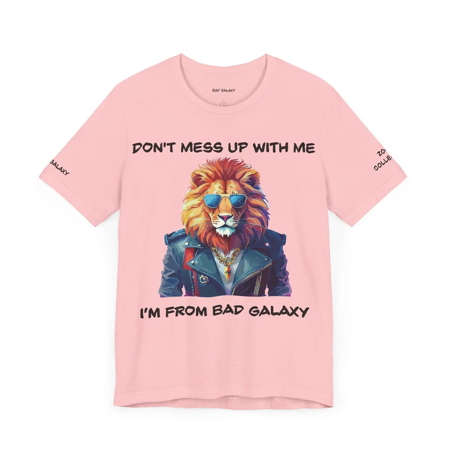 Animal T Shirt By Bad Galaxy Unisex 100 Percent Cotton Graphic Tee Eco Friendly Made In USA
