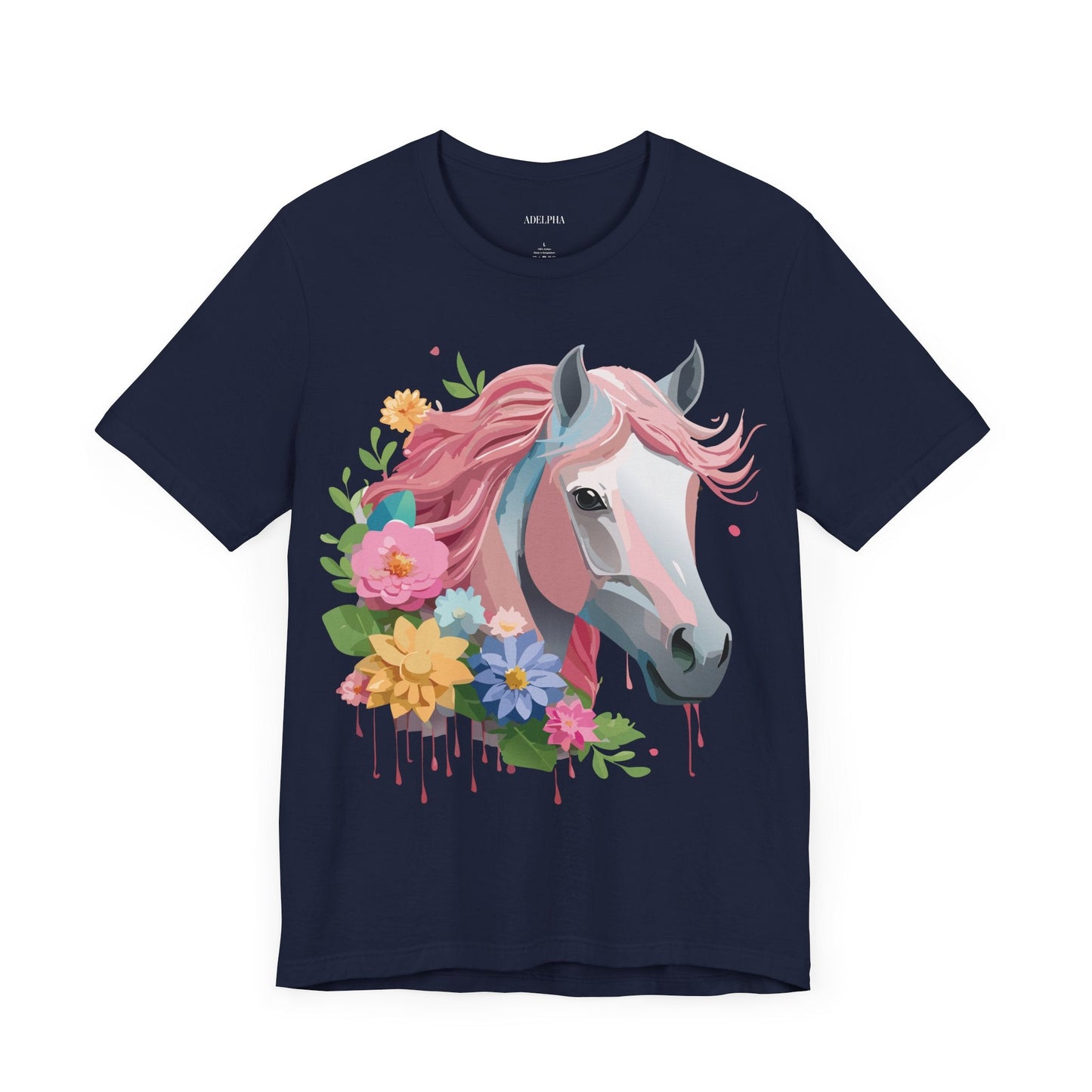 Horse Graphic Unisex 100 Cotton Vintage Animal Art T-Shirt 1