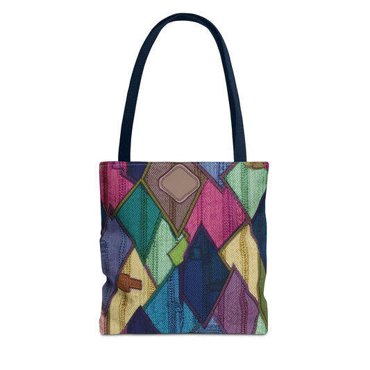 Denim Canvas Bag, Tote Bag Denim Printify