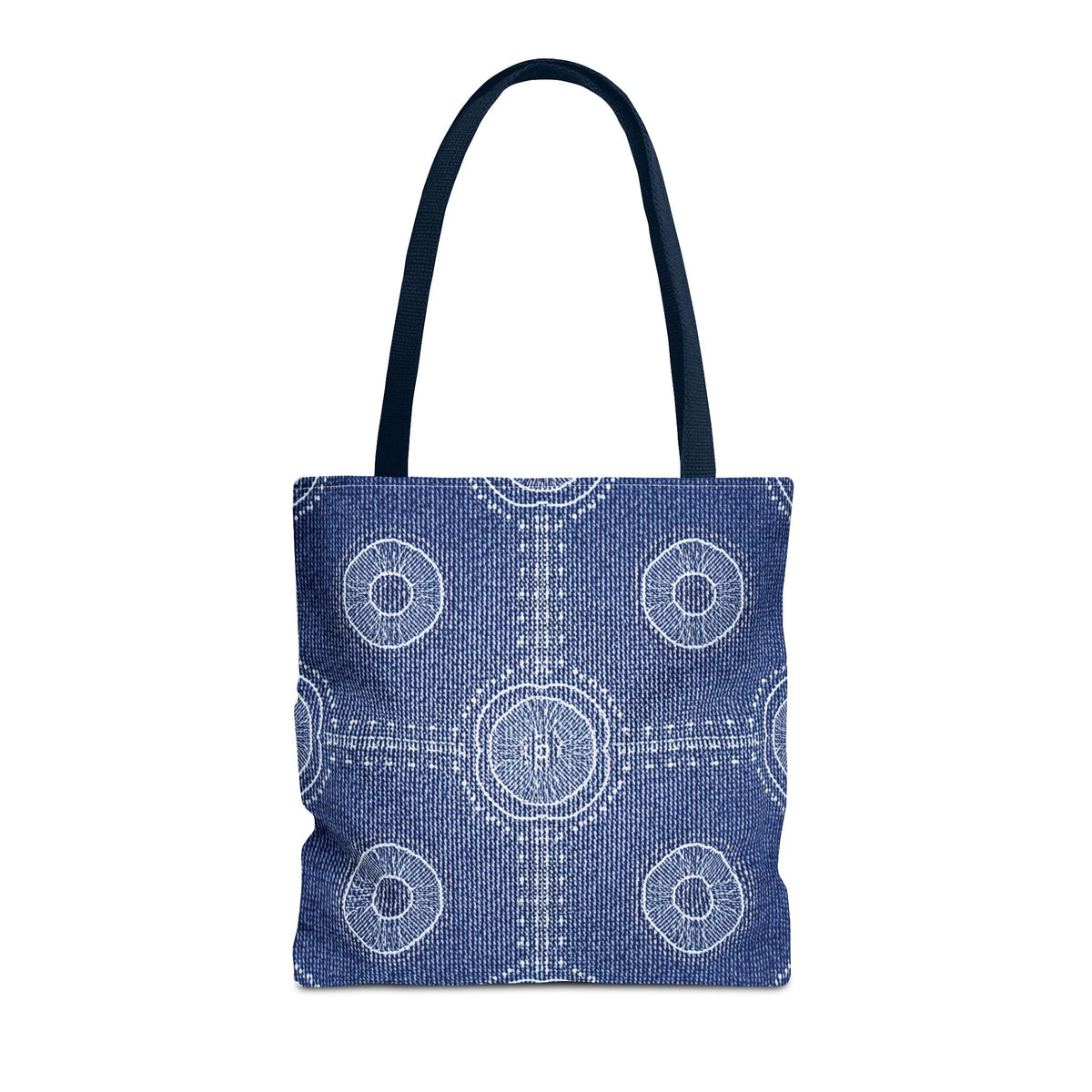 Denim Fabric Imitation Print Unisex Canvas Bag Poly Spun 3 Sizes Tote Bag 107