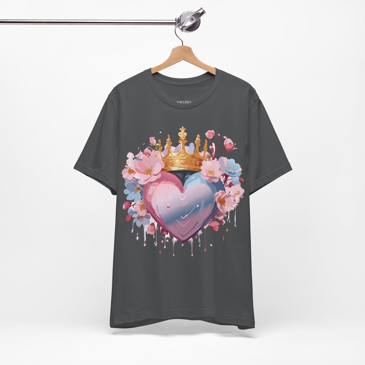 Valentine Graphic Tee Unisex Vintage Inspired Art From Adelpha Premium Jersey Short Sleeve Shirt