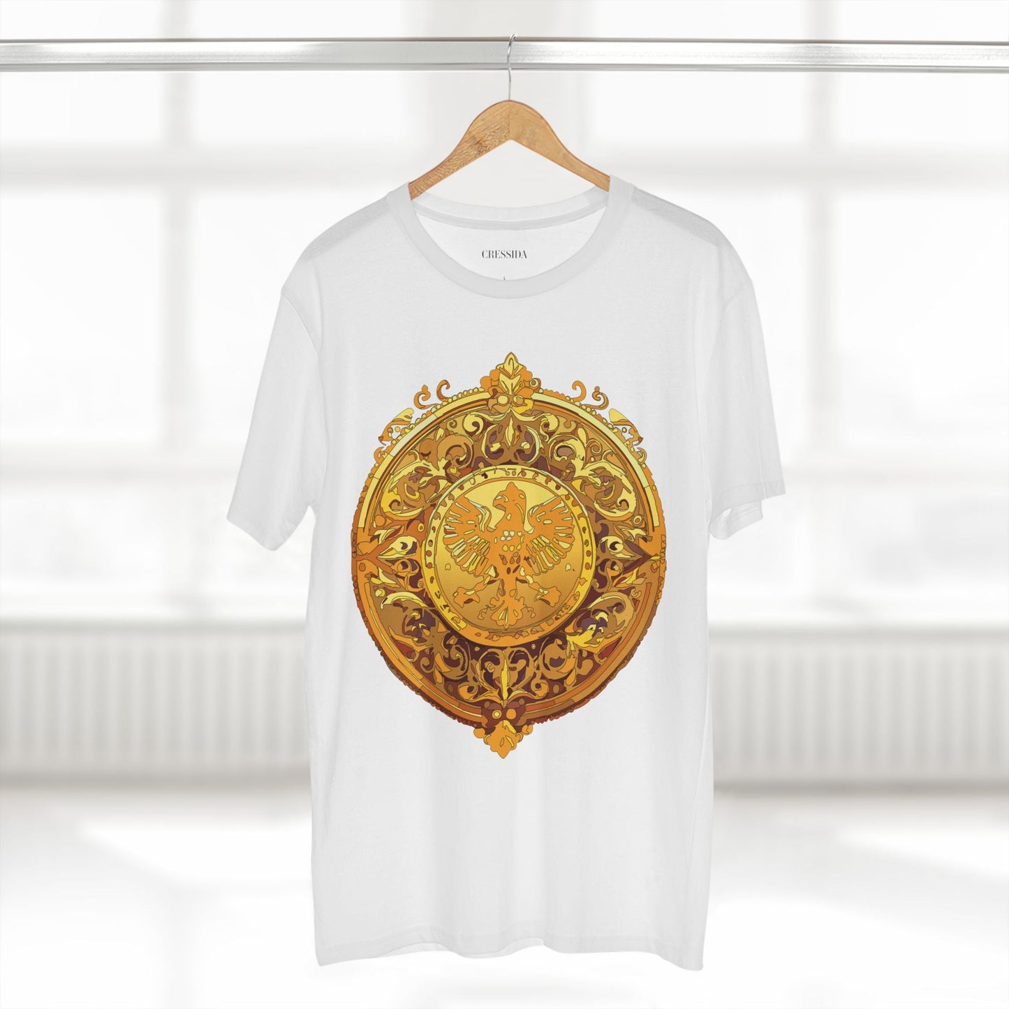 Antique Gold Coin Graphic Design T-Shirt Unisex 100 Cotton With Golden Print Artwork Tee 26